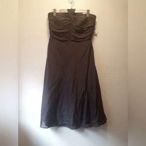 Brown halter dress, size small, from Le Chateau outlet